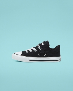 Converse Double Strap Easy-On Chuck Taylor All Star Fiu Rövidszárú Fekete/Fehér | AHOUFVQ-HU